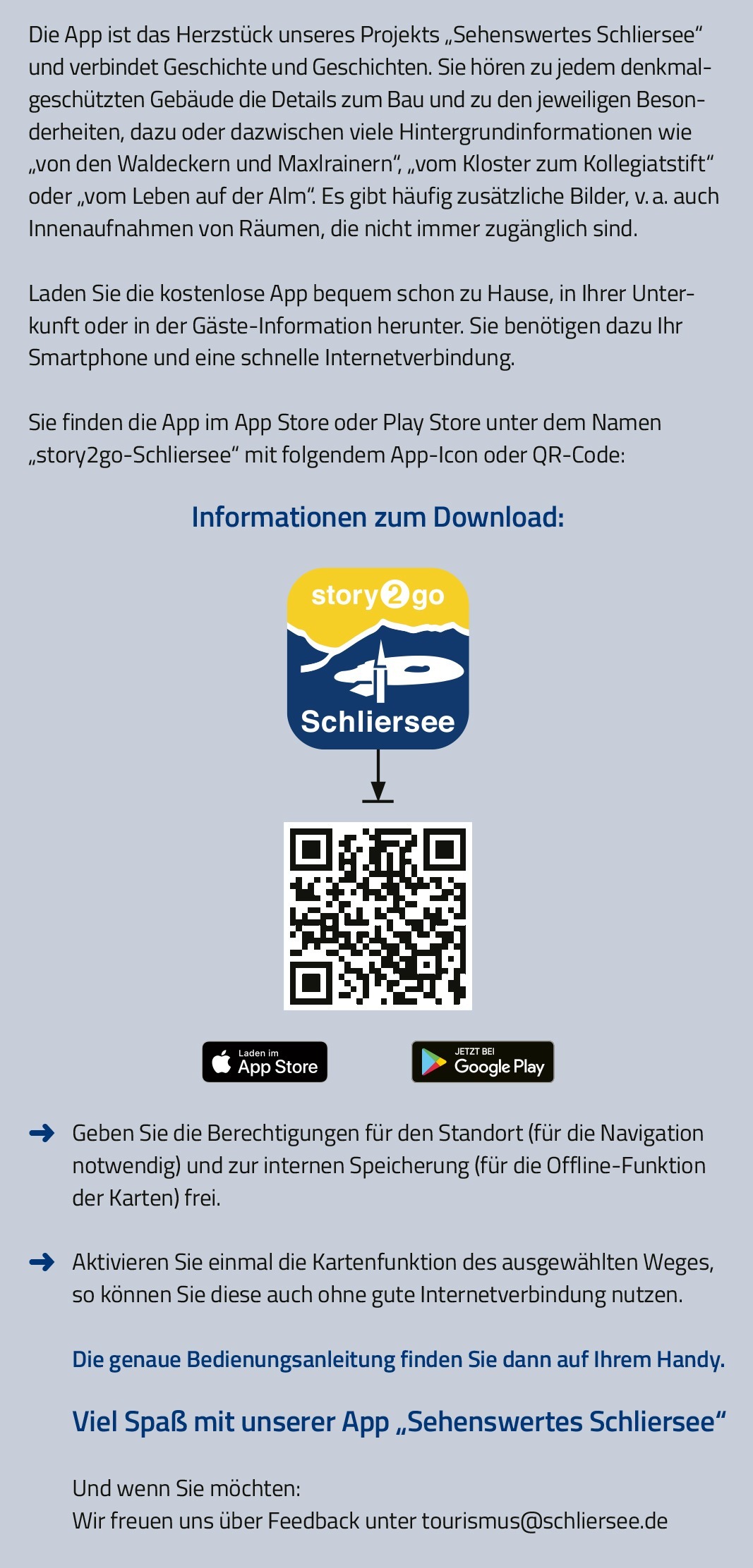 Aktivitäten Schliersee App